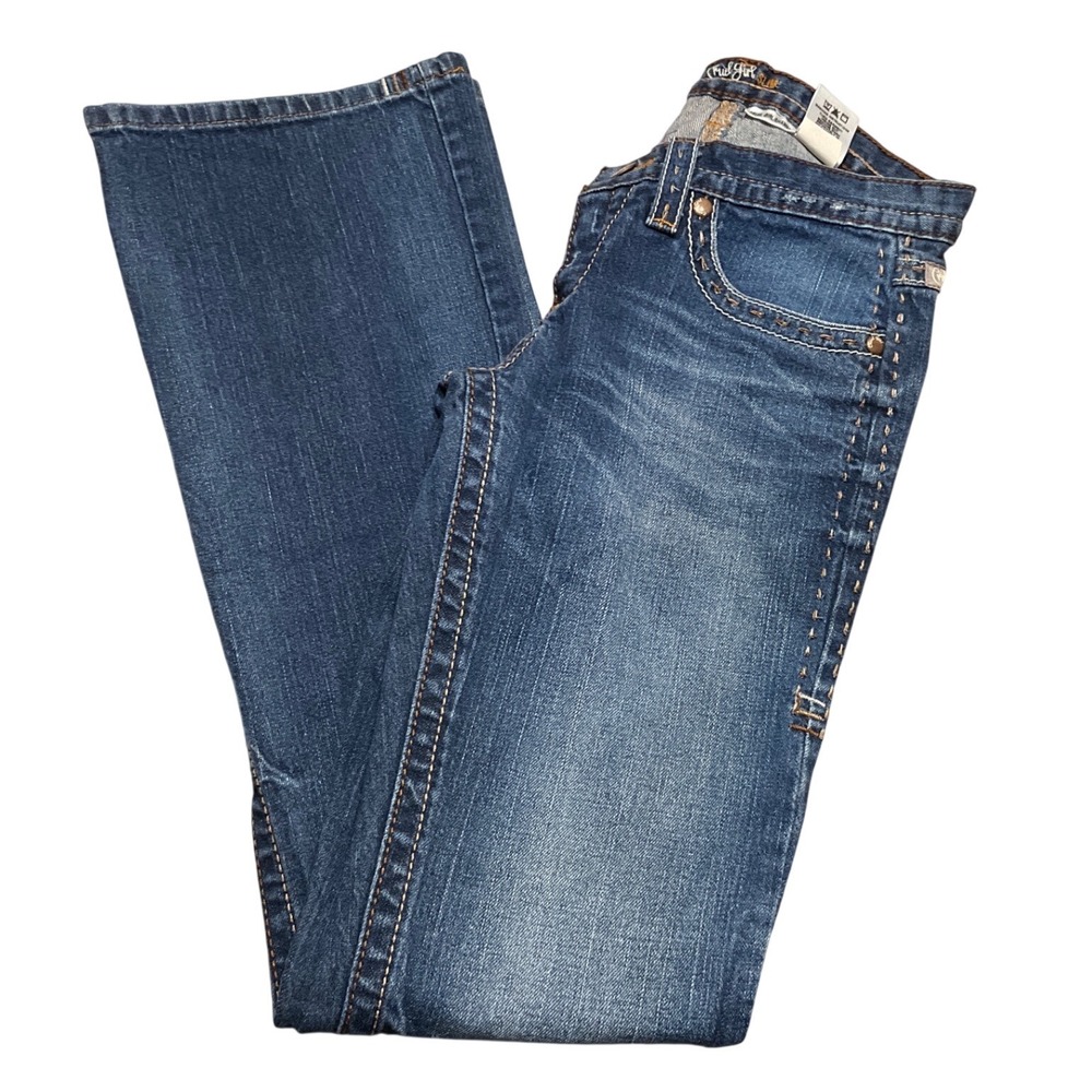 Cruel Girl Shawna‎ Slim Bootcut Jeans Medium Wash Blue Denim Women Size 3L